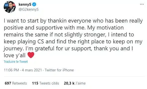 tweet kennys