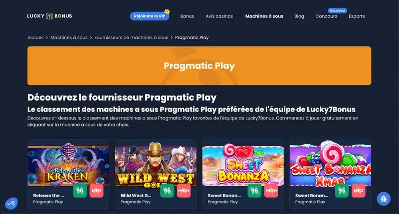 slots pragmatic play Le Joueur