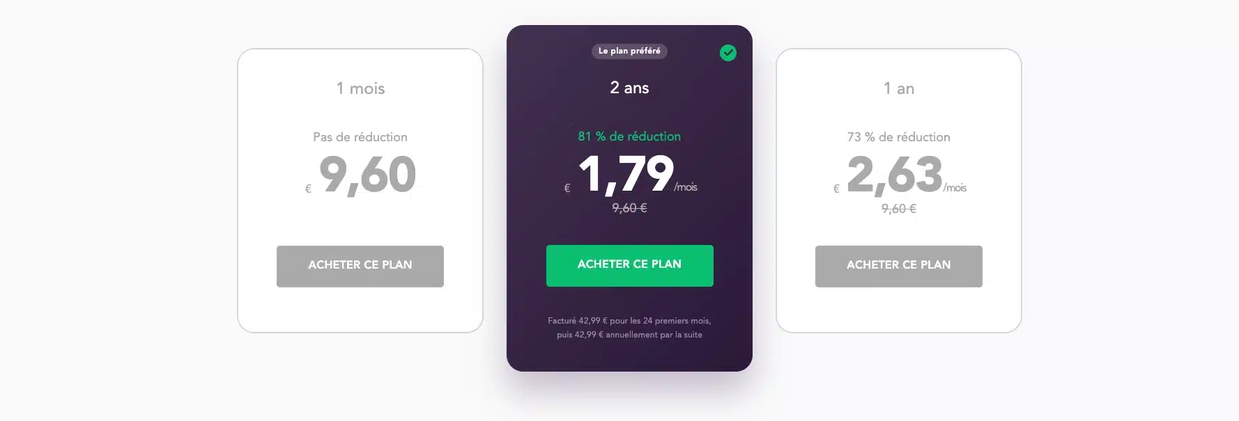 Les différentes offres disponibles sur PurePVN