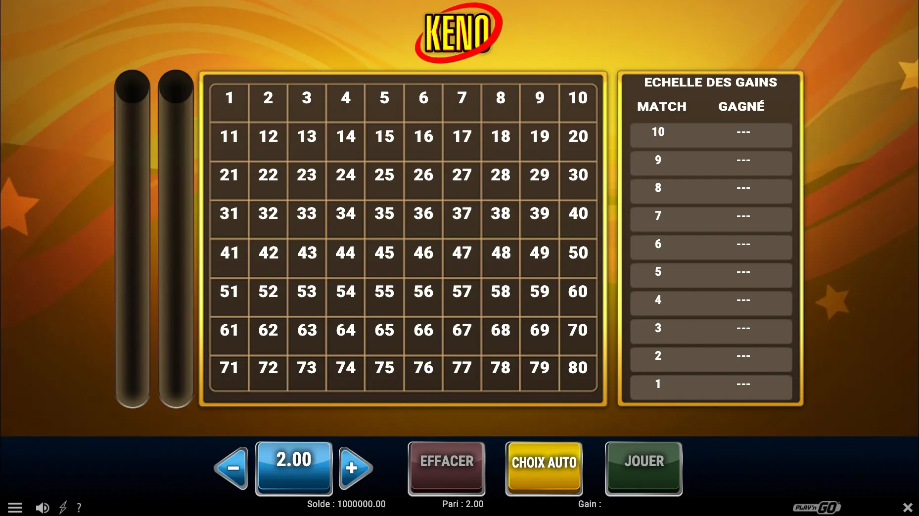 keno play'n go