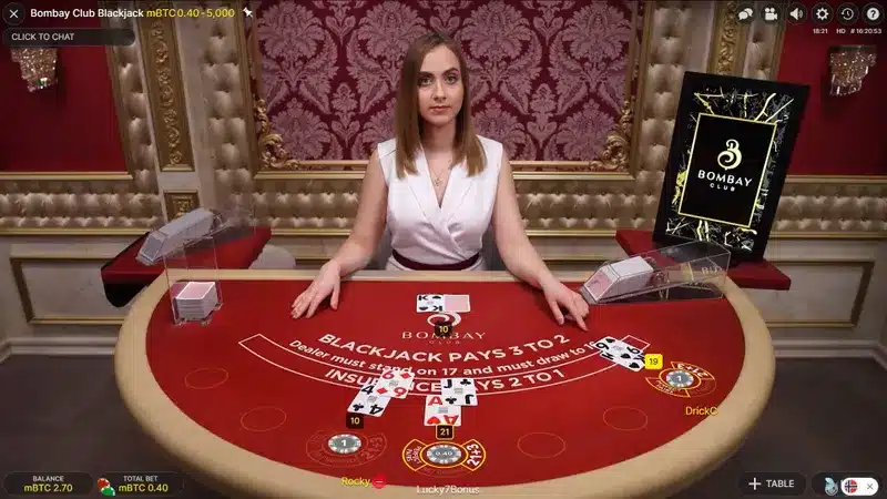 blackjack cas particulier