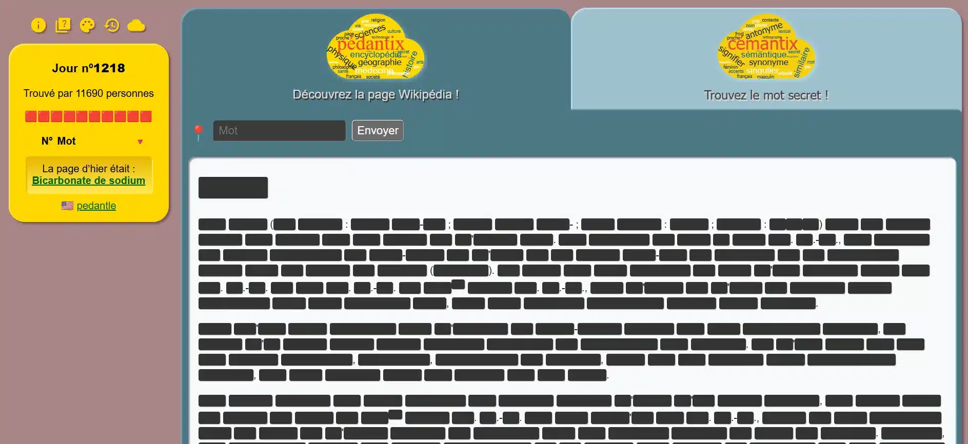 pedantix comment joueur