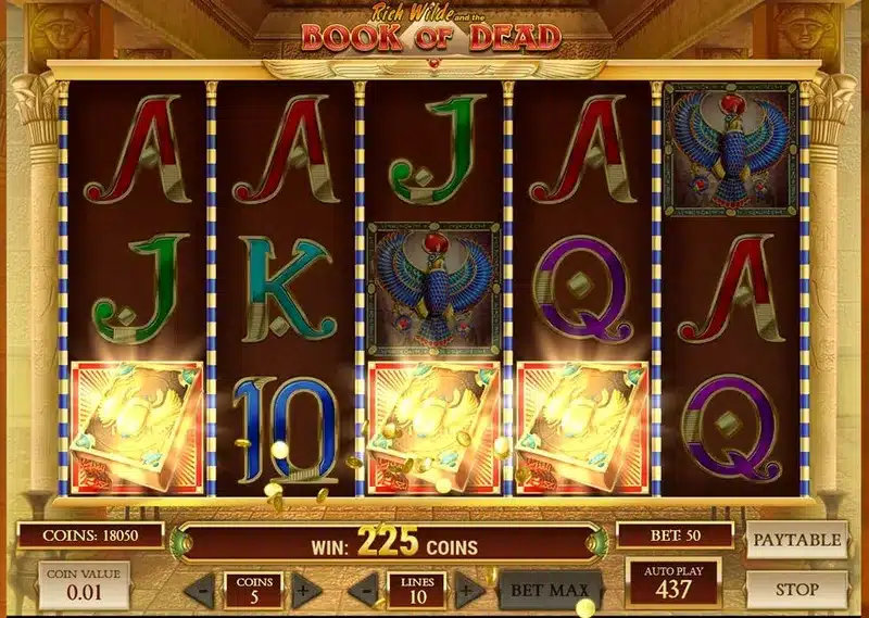 book of dead bonus