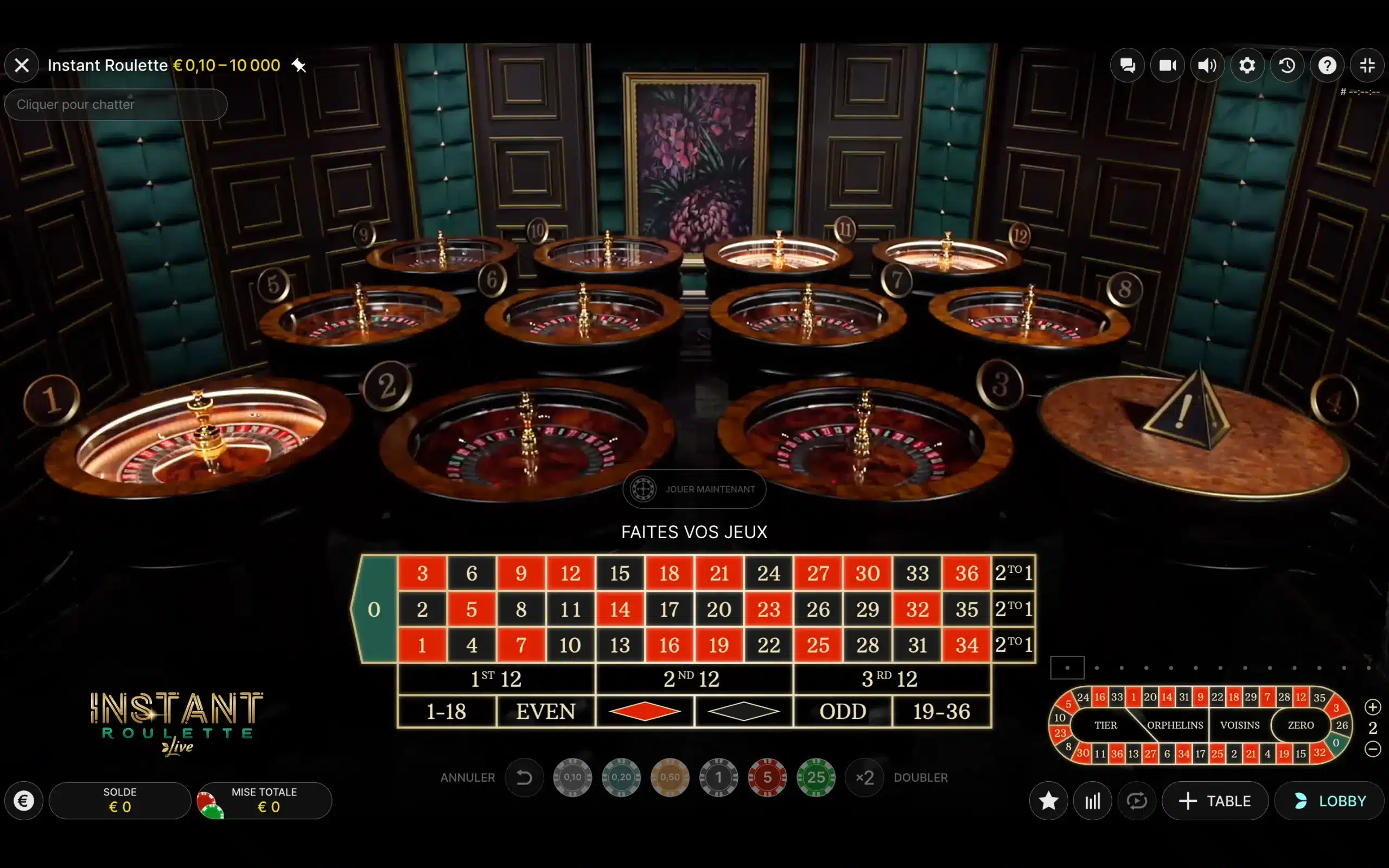 Instant Roulette