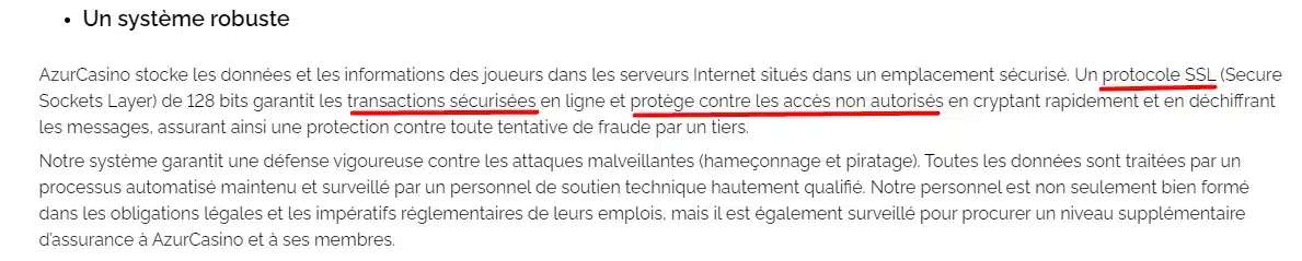 Sécurité des transactions