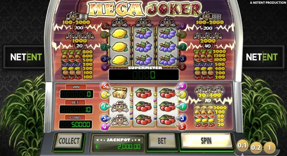 Il vous sera possible de gagner de l’argent sur le long terme sur Mega Joker