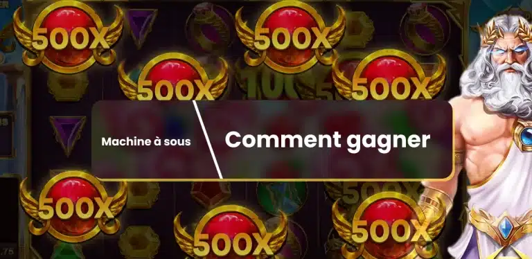 Il vous sera possible de gagner aux machines à sous