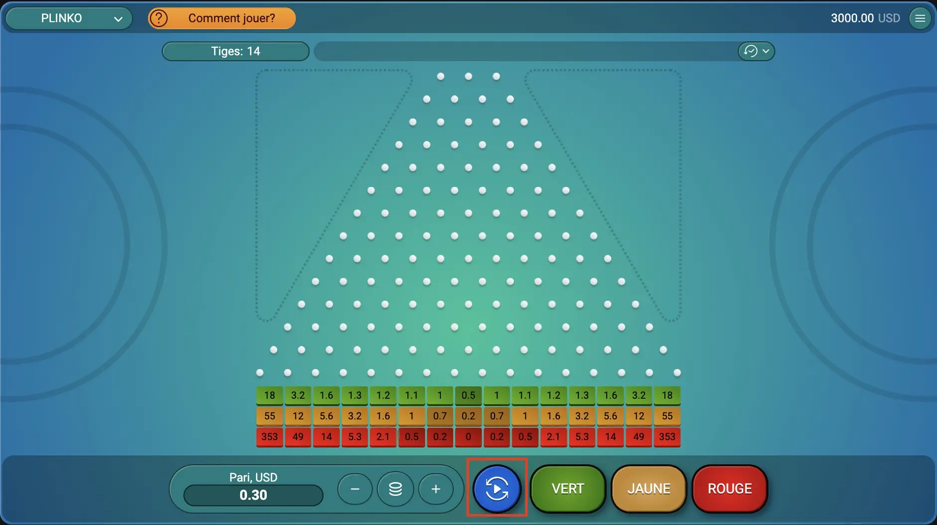 plinko mode automatique