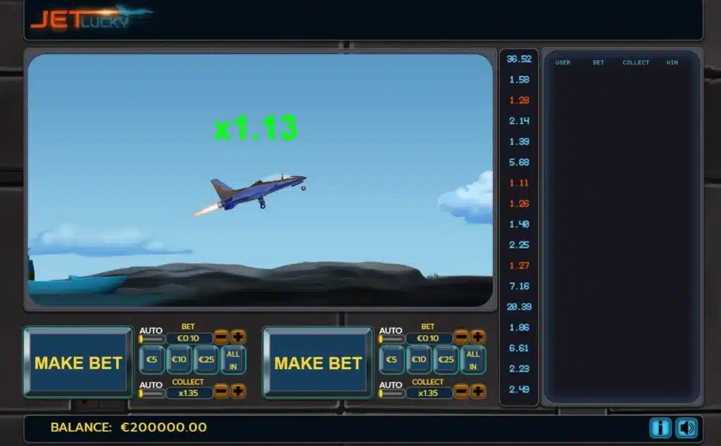 mode auto jet lucky