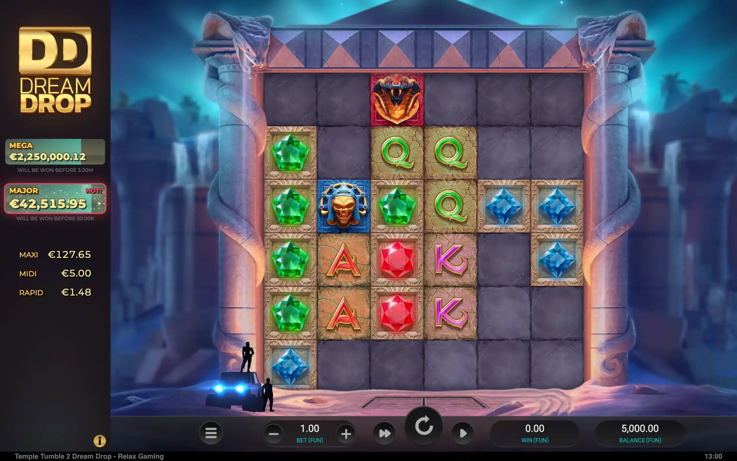 machine à sous jackpot temple tumble 2 dream drop