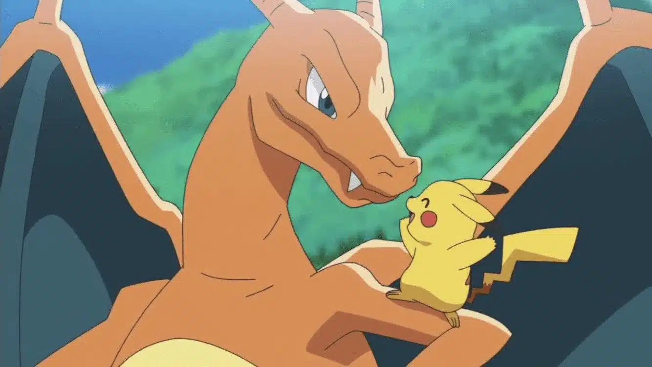 Pikachu et Dracaufeu