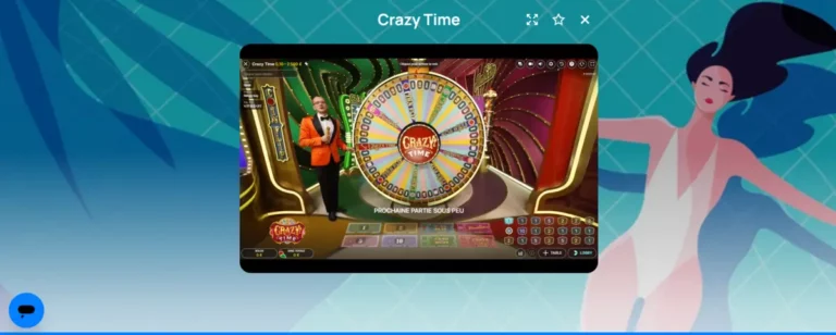 CRAZY TIME CASINO INTERFACE