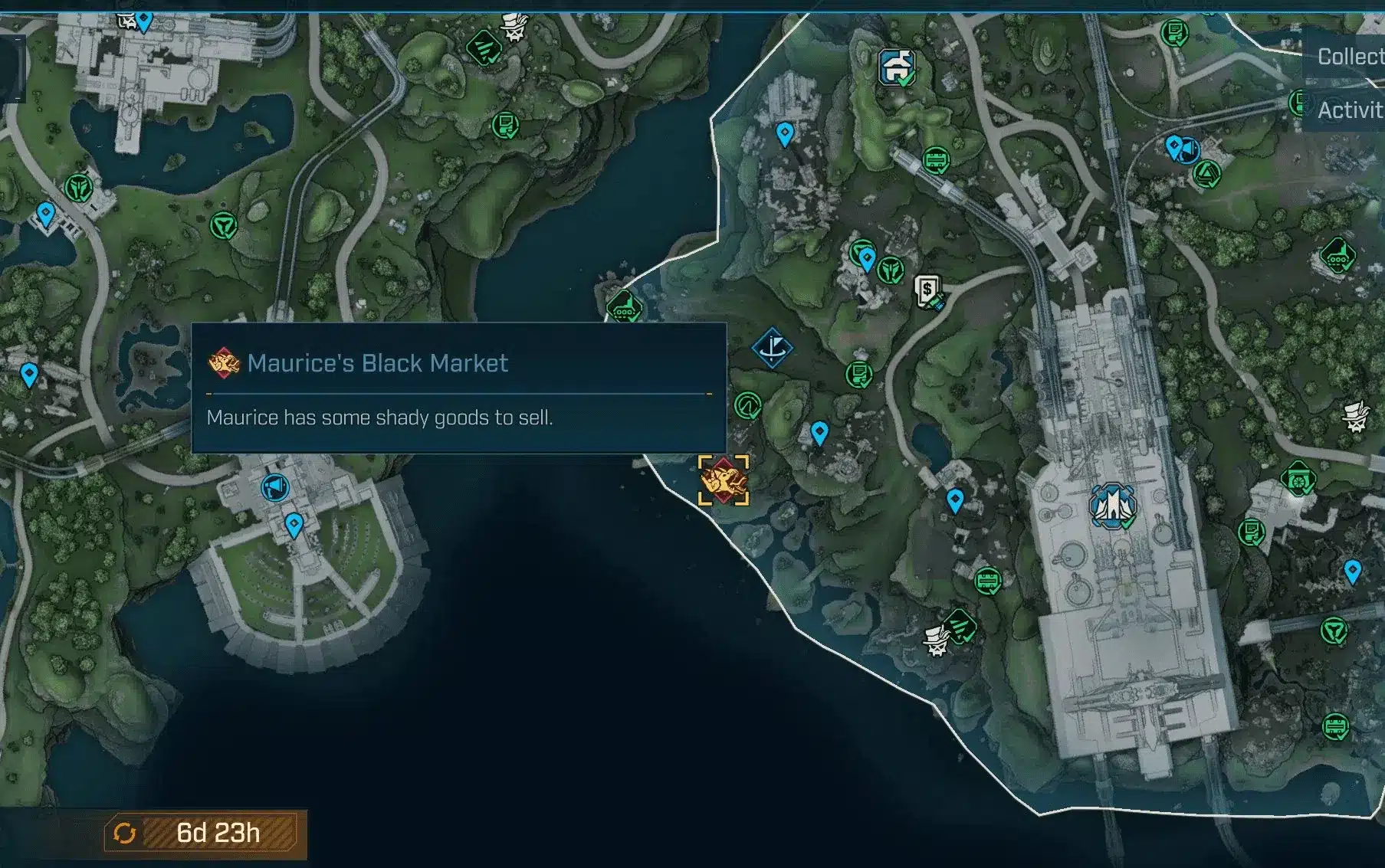 Borderlands 4 l'emplacement du marché noir