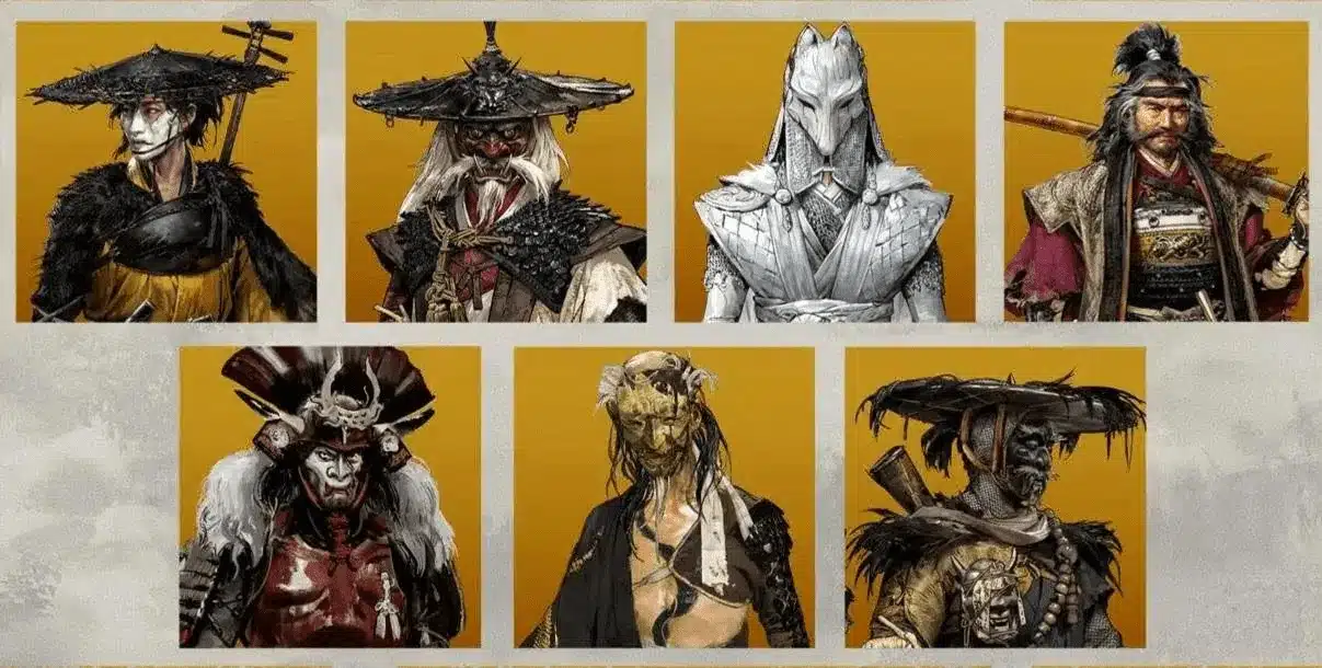 Avatars gratuits dans Ghost of Yotei