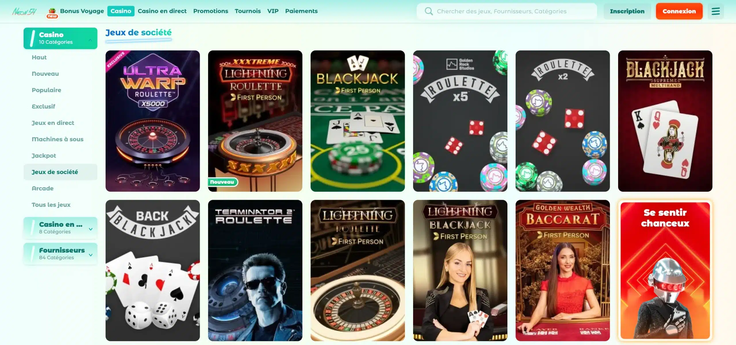 jeux de table neon54