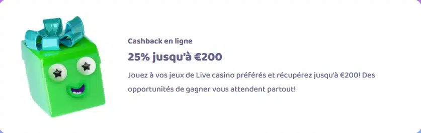 Cashback direct jusqu'à 200€