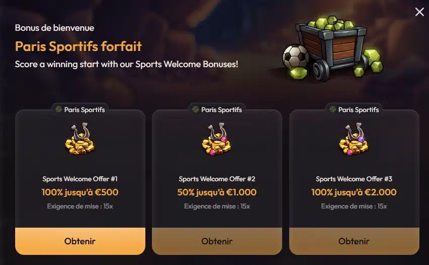 Pack de bienvenue Sport