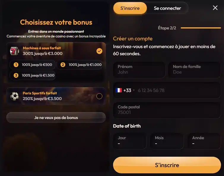 Informations personnelles