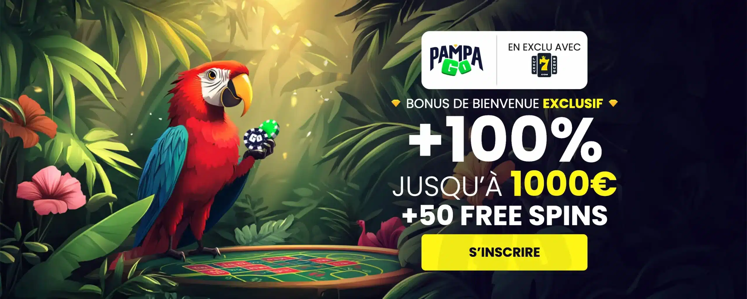 pampago bonus de bienvenue exclusif