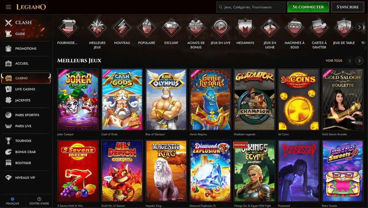 slots legiano