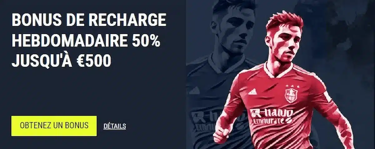 Bonus de recharge hebdomadaire