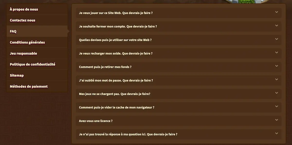 FAQ myempire casino