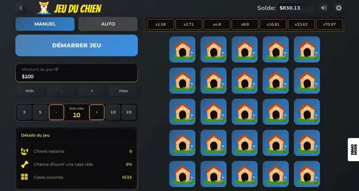 jeux du chien sur tablette