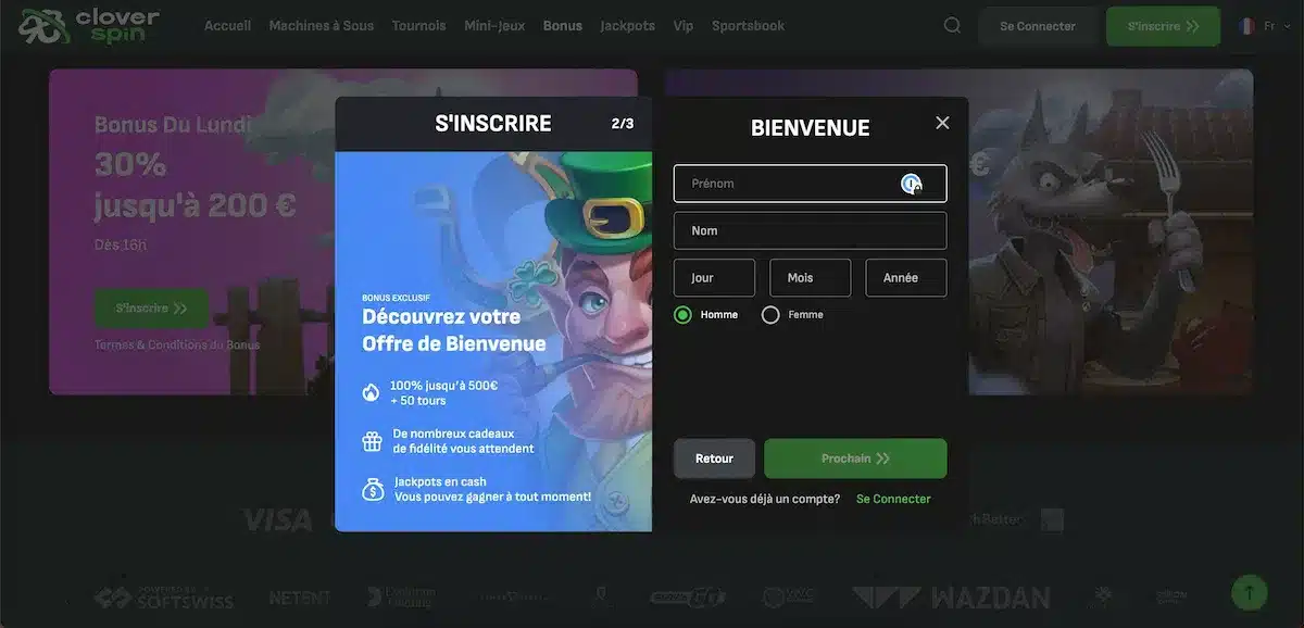 inscription cloverspin