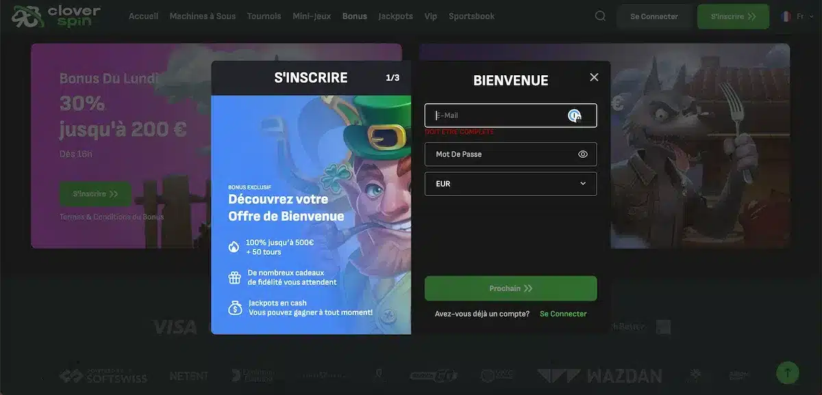 inscription cloverspin