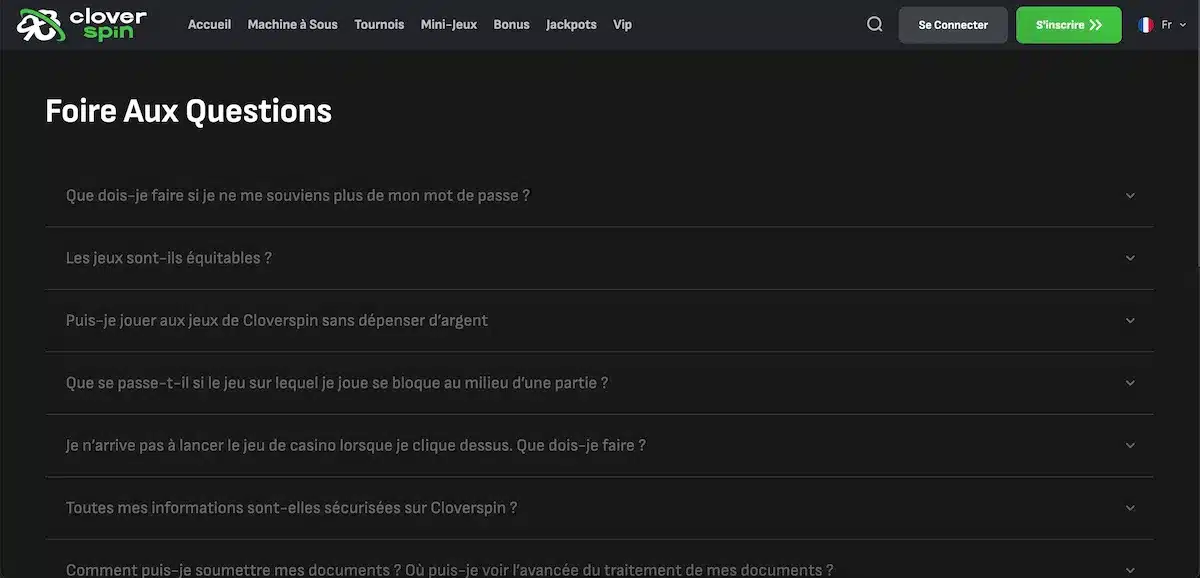 FAQ Cloverspin