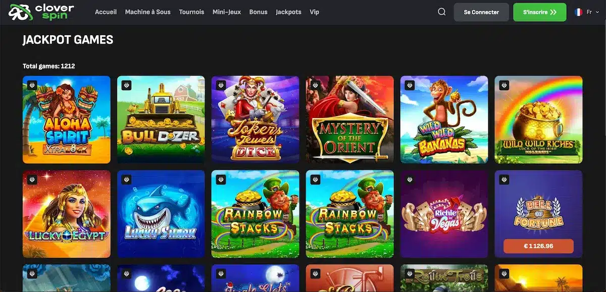 Jackpots Cloverspin