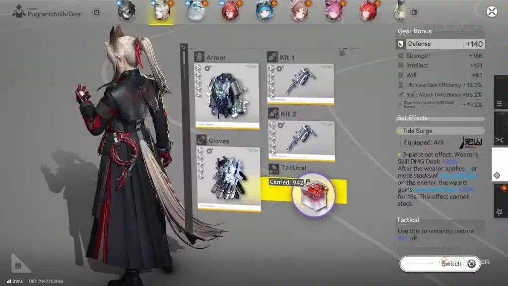 Ordre de Skills Prioritaires