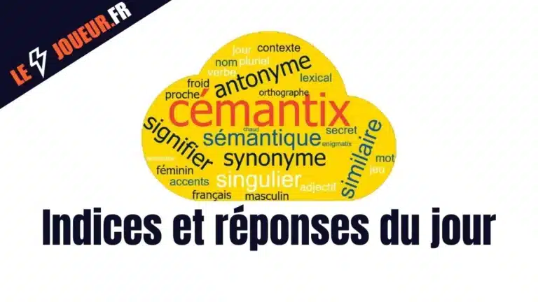 cemantix indices réponses du jour