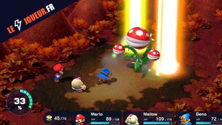 Super Mario RPG gameplay Switch -logo