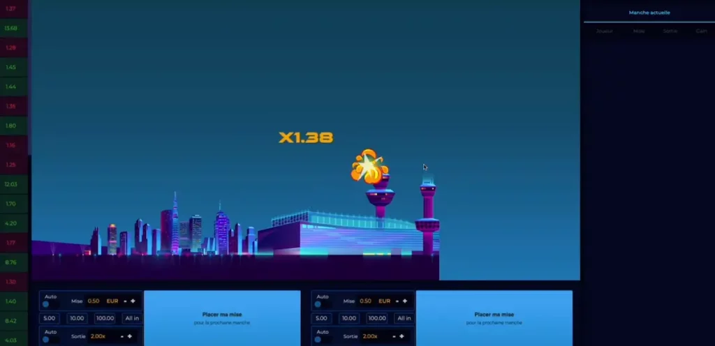 Jeu ZePilot en mode autoplay