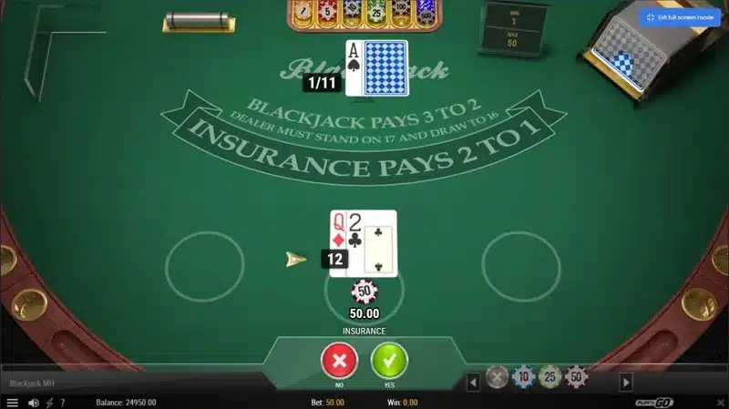 first person blackjack