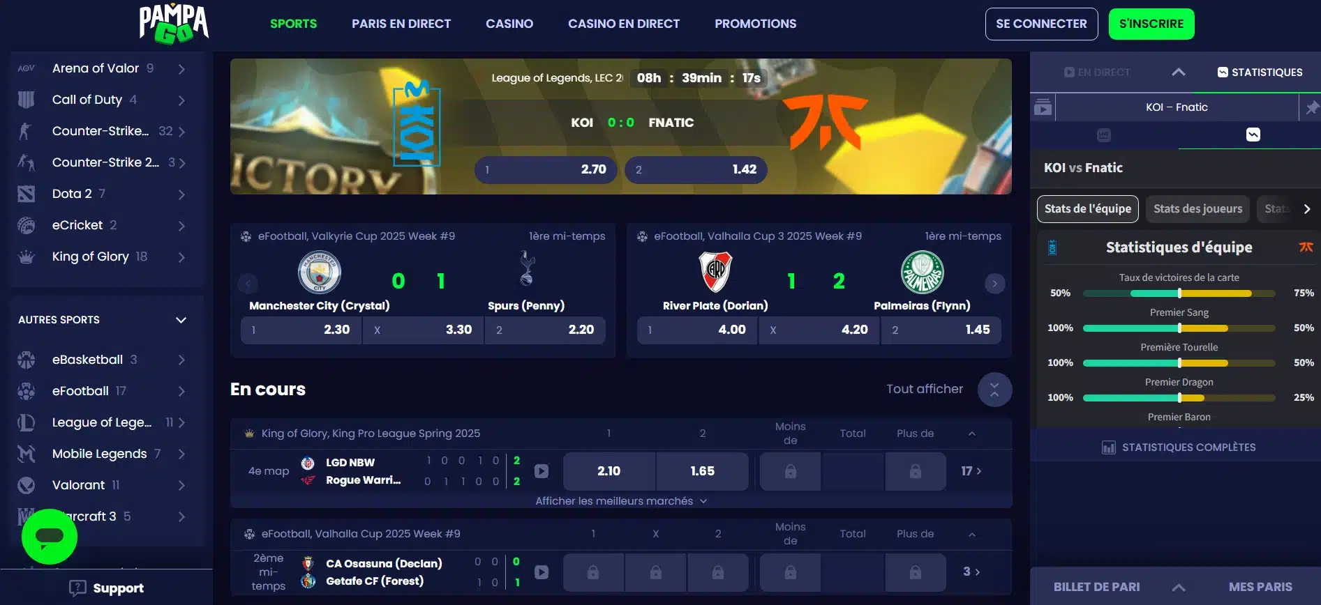 L'Esport sur Pampago