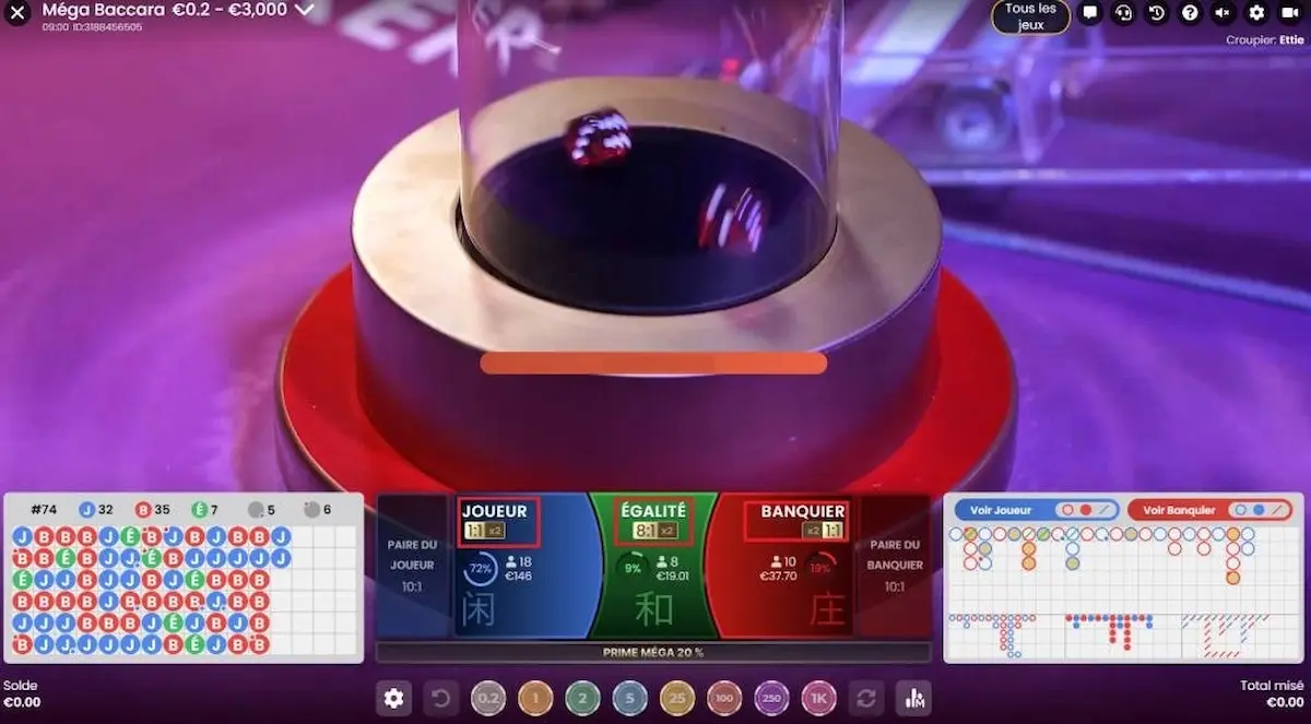 Baccarat Mega