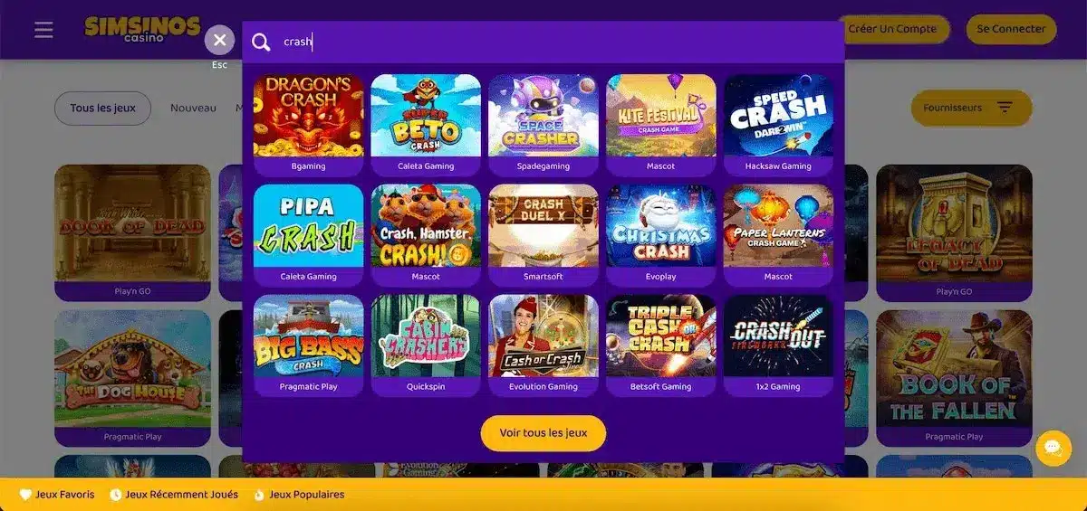 Simsinos crash