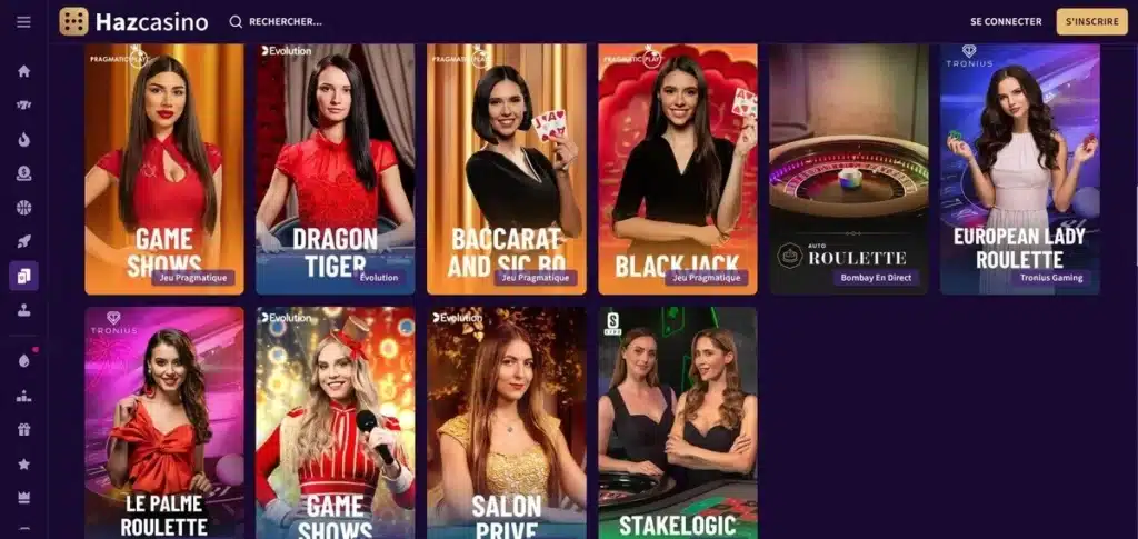 Live casino