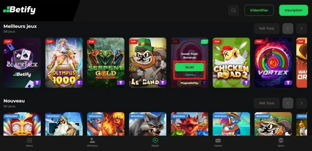 Mode demo