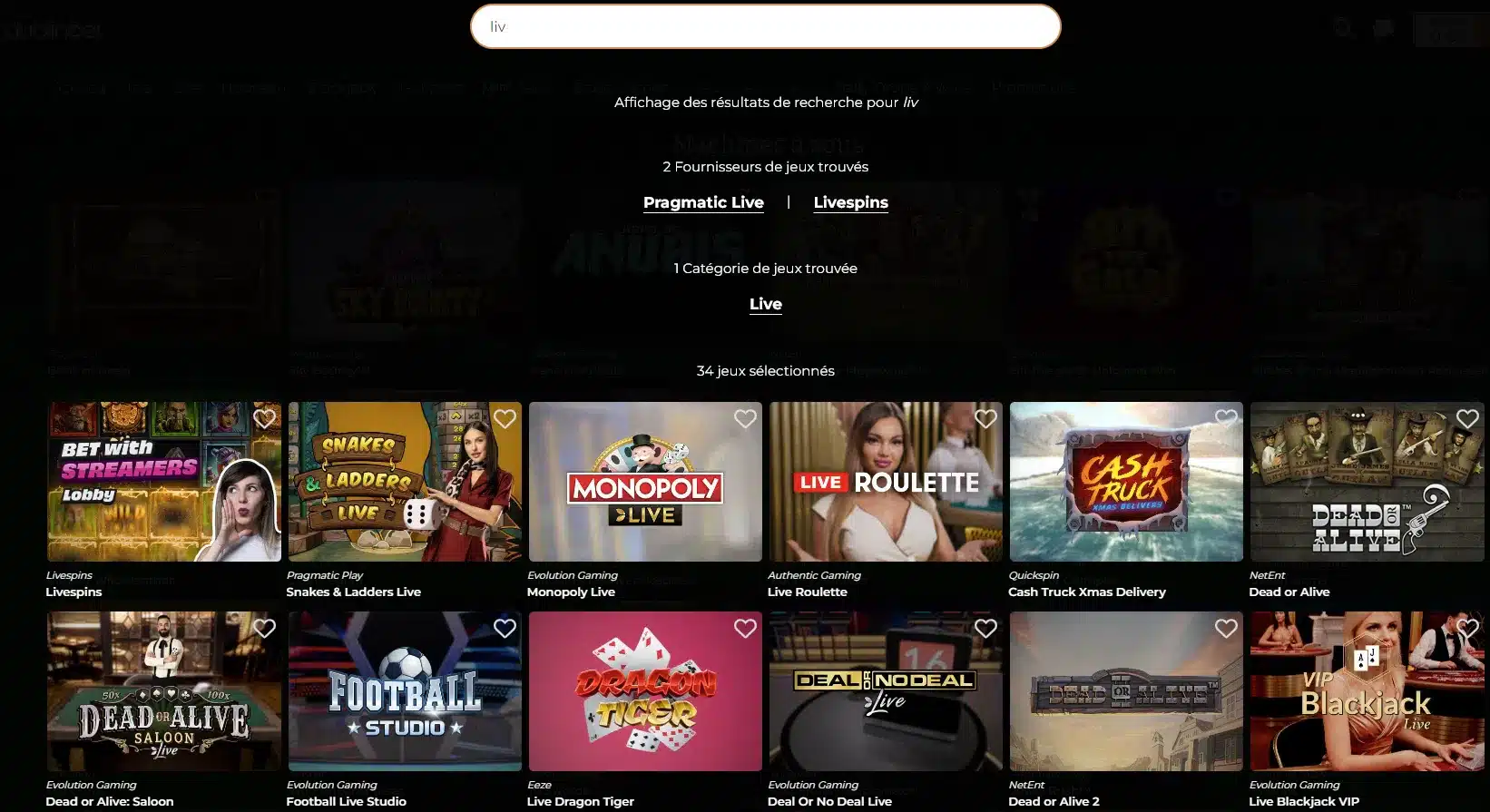 Barre de recherche Barre de recherche