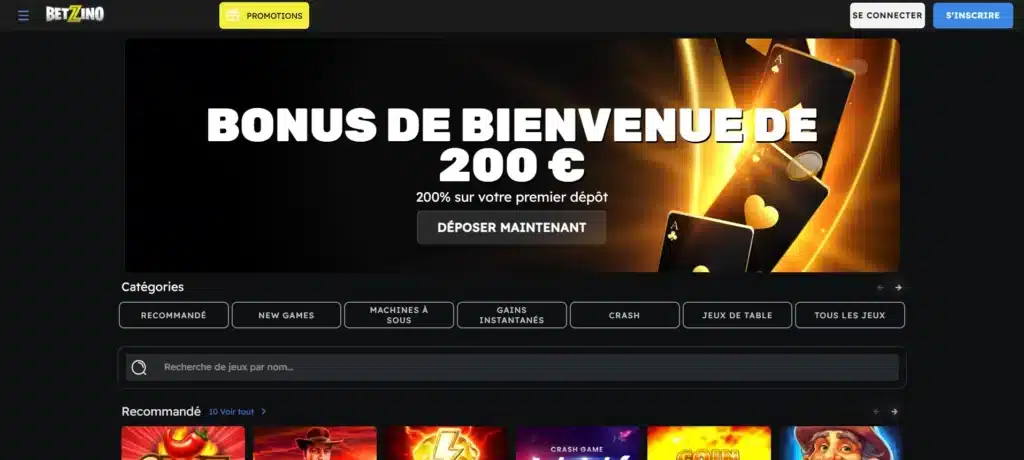 Betzino Casino bitcoin