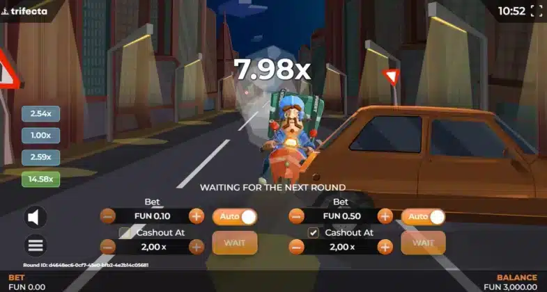 Hubert Hits crash game
