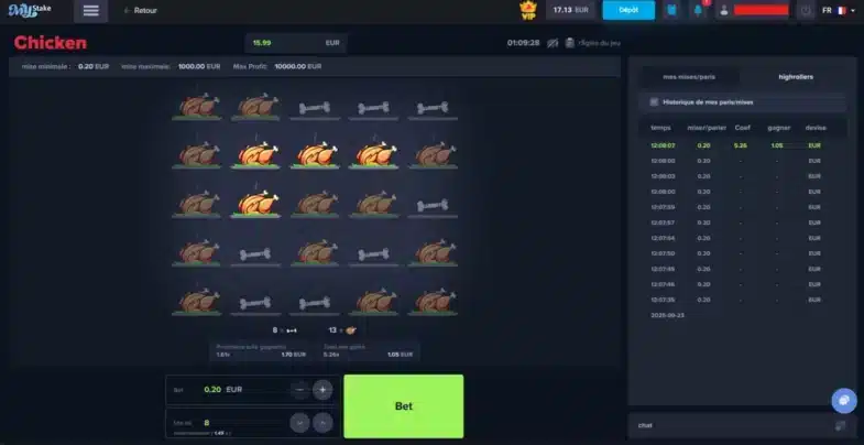 regles chicken mystake