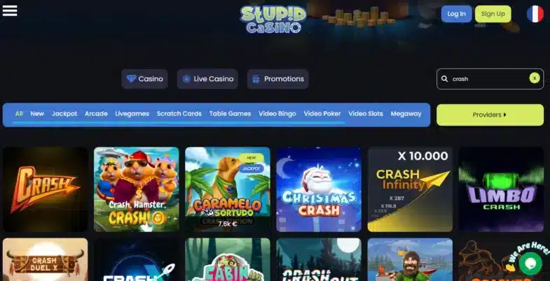 stupid casino crash game