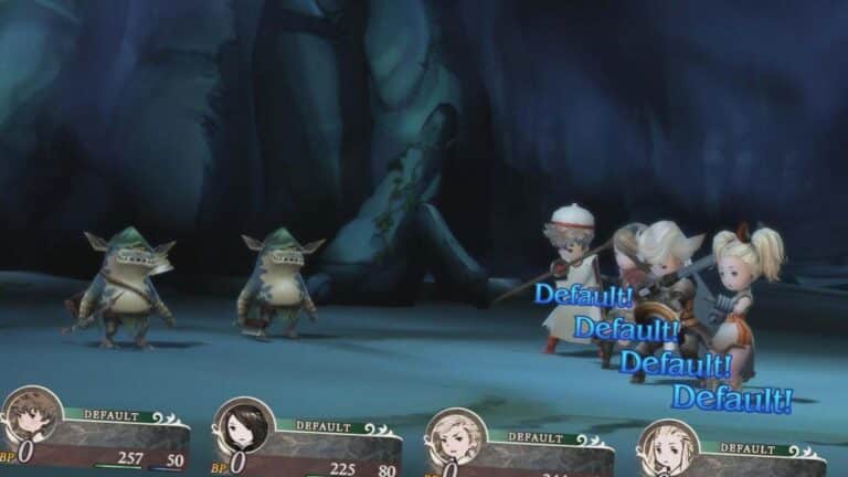Capture d'ecran de Bravely Default Flying Fairy HD Remaster avec graphismes HD ameliores
