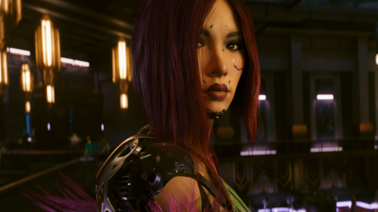 Visuel de la Lune dans l'univers de Cyberpunk 2077 avec les colonies spatiales Tycho et Copernicus