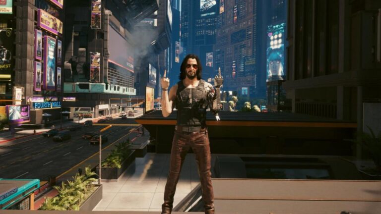 Visuel promotionnel de Cyberpunk 2077 sur Xbox Game Pass avec la date du 10 mars 2026