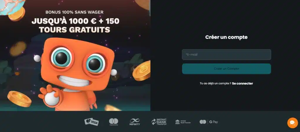 Hugo Bets casino en ligne dépôt 10 euros